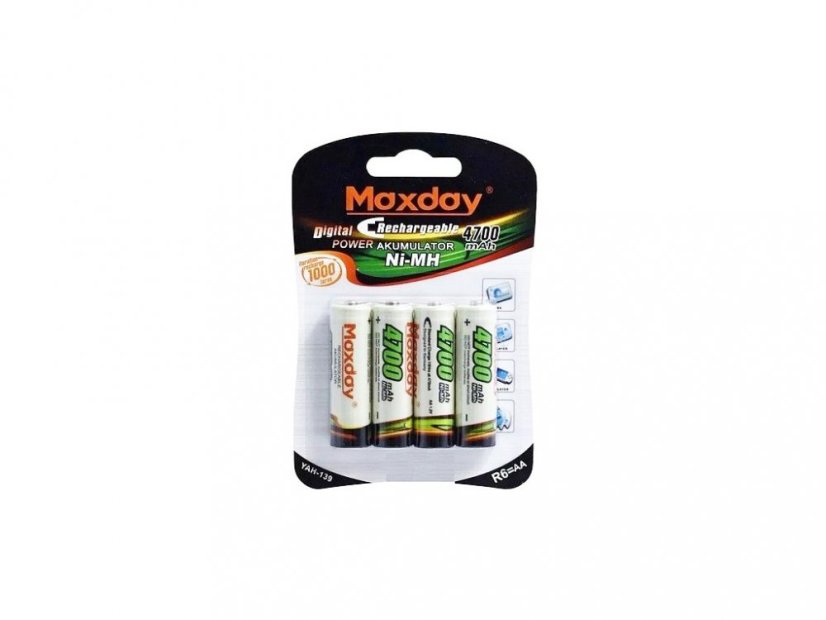 Kompletní sada nabíječky a akumulátorů AA/AAA