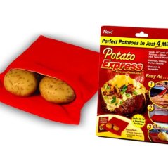 Potato Express - Vrecko na varenie zemiakov v mikrovlnnej rúre