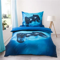 3D povlečení - Konzole modrá