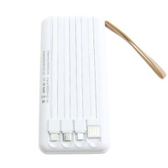 Powerbanka 10000mAh s vestavěnými kabely