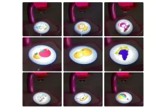 Dětský kreslicí projektor s fixy a předlohami - Růžová