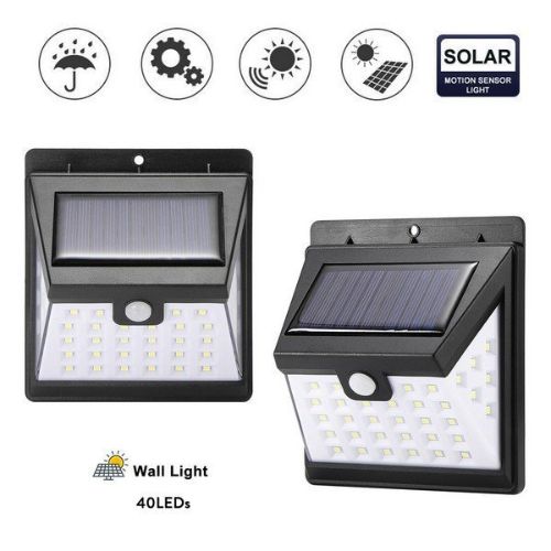 Solární venkovní LED osvětlení s pohybovým senzorem