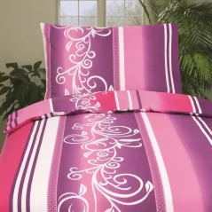 Bavlněné povlečení - Ornament fialový 140x200