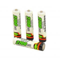 Prémiové nabíjecí baterie AAA – balení 4 kusy