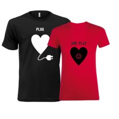 Párová Trička PLUG-AND-PLAY