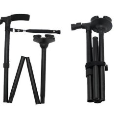 Skládací hůl s baterkou