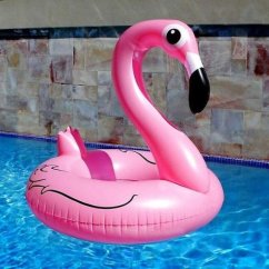 Nafukovací kruh - plameňák