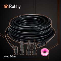 Hadice na čištění trubek s adaptérem 20m