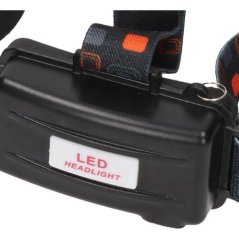 Nabíjacia čelovka HEADLIGHT s tromi svetlometmi a zoomom