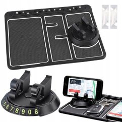 PROTISKLUZOVÁ podložka na telefon do auta 4 v 1