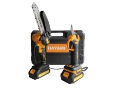 Aku zahradnické nůžky a pilka + 2x baterie