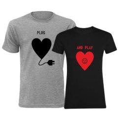 Párová Trička PLUG-AND-PLAY